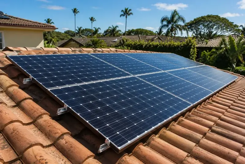 Installation de panneaux solaires à Luzinay